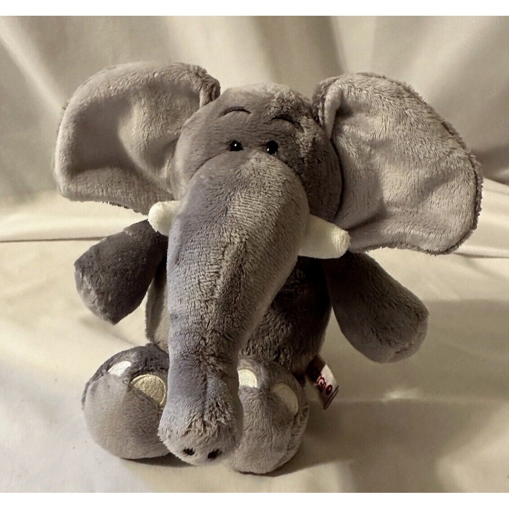 NICI Plush Elephant Gray 10 inch QID 80007-15-06 Germany Stuffed animal